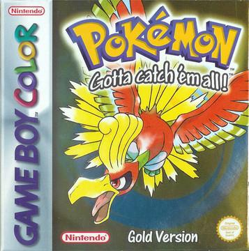 Pokemon Gold Cover Art