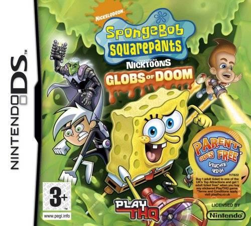 SpongeBob SquarePants Featuring Nicktoons Globs of Doom PAL Nintendo DS