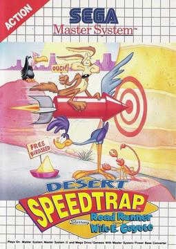 Desert Speedtrap Starring Road Runner and Wile E Coyote PAL Sega Master System