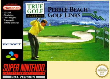 Pebble Beach Golf Links PAL Super Nintendo