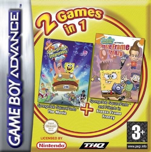 Battle for Bikini Bottom & Freeze Frame Frenzy Double Pack PAL GameBoy Advance