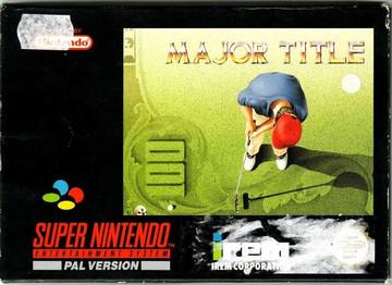 Major Title PAL Super Nintendo