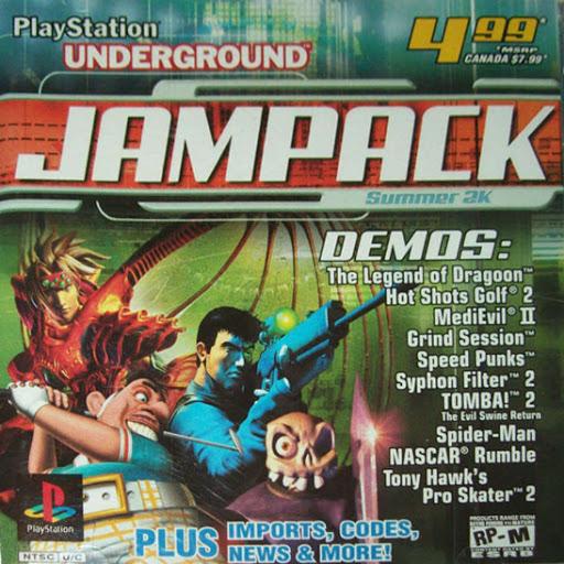 PlayStation Underground Jampack Summer 2000 Cover Art