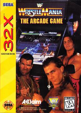 WWF Wrestlemania: Arcade Game Cover Art