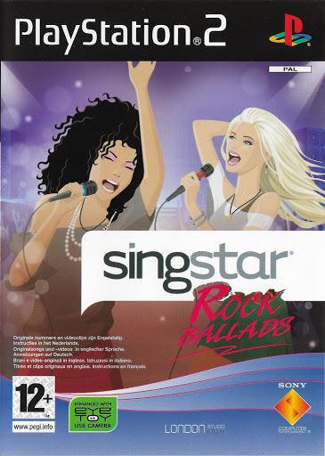 Singstar Rock Ballads PAL Playstation 2