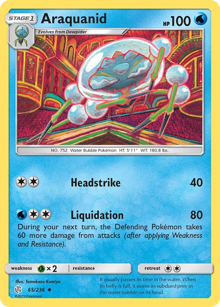 Araquanid #65 Pokemon Cosmic Eclipse