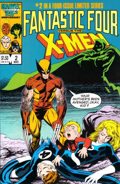 Fantastic Four vs. X-Men #2 (1987) Comic Books Fantastic Four vs. X-Men