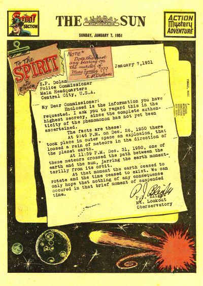Spirit #1/7/1951 (1951) Comic Books Spirit