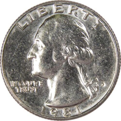 1981 P Coins Washington Quarter