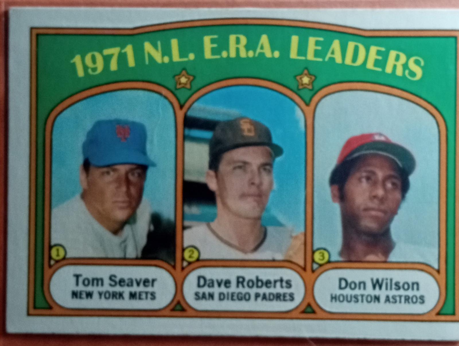 NL ERA Leaders #91 Baseball Cards 1972 Topps