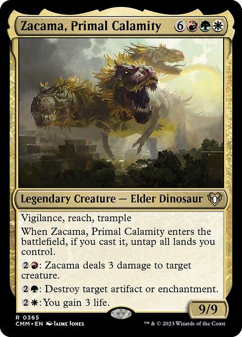 Zacama, Primal Calamity #365 Magic Commander Masters