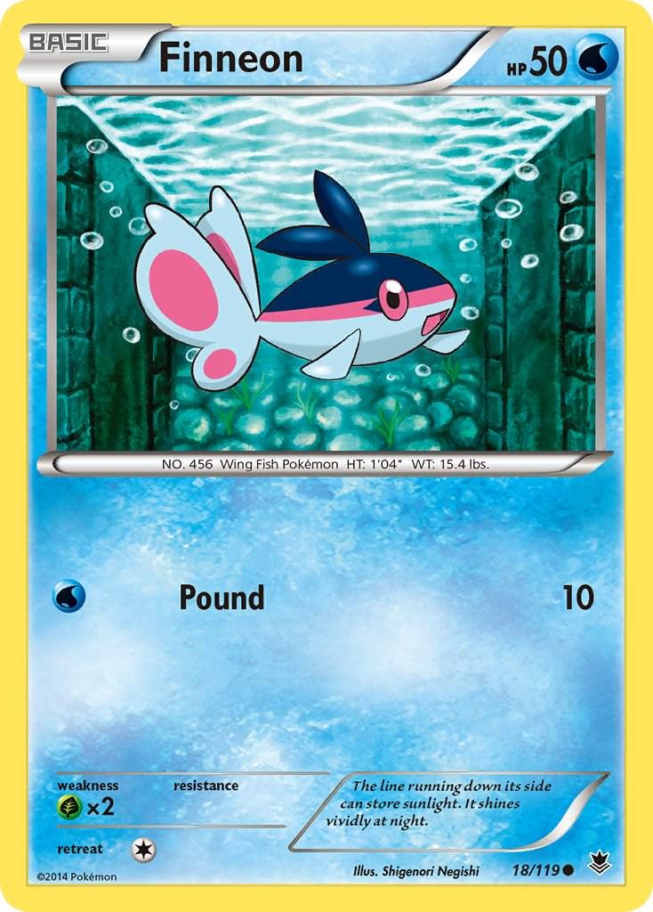 Finneon #18 Pokemon Phantom Forces