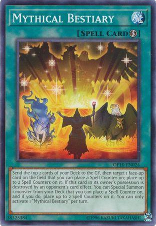 Mythical Bestiary OP10-EN024 YuGiOh OTS Tournament Pack 10