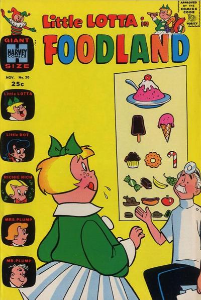 Little Lotta Foodland #20 (1969) Comic Books Little Lotta Foodland