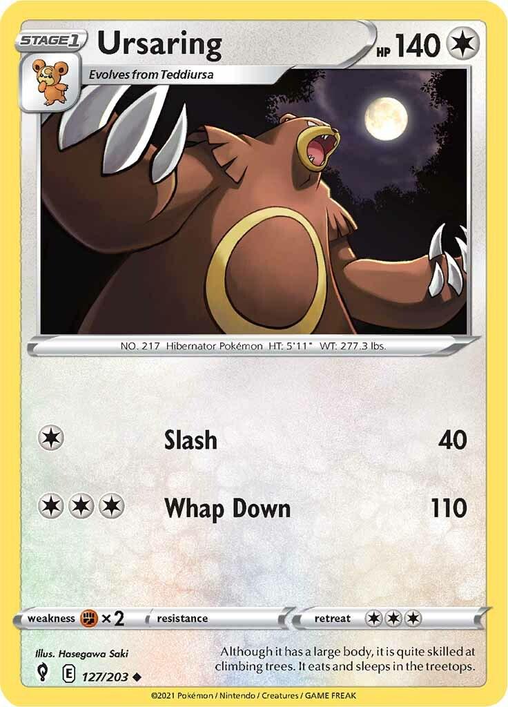 Ursaring #127 Pokemon Evolving Skies
