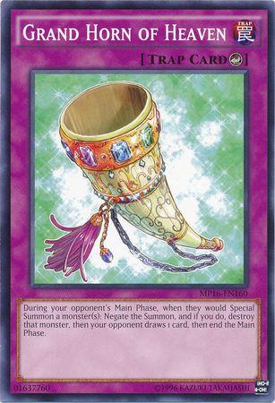 Grand Horn of Heaven MP16-EN160 YuGiOh 2016 Mega-Tin Mega Pack