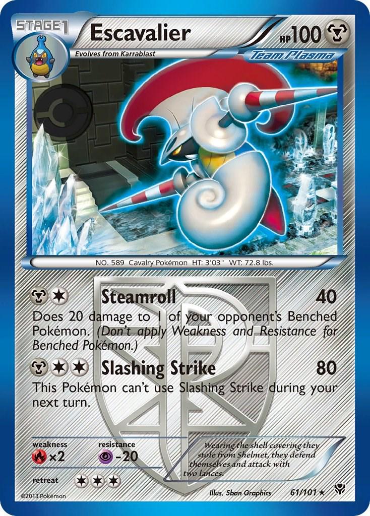 Escavalier #61 Pokemon Plasma Blast