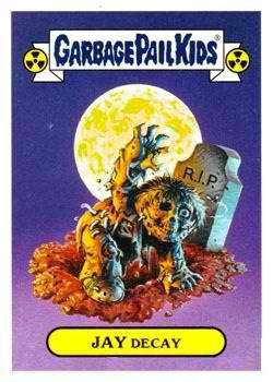 JAY Decay #1b Garbage Pail Kids Adam-Geddon