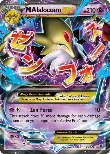 M Alakazam EX #26 Cover Art