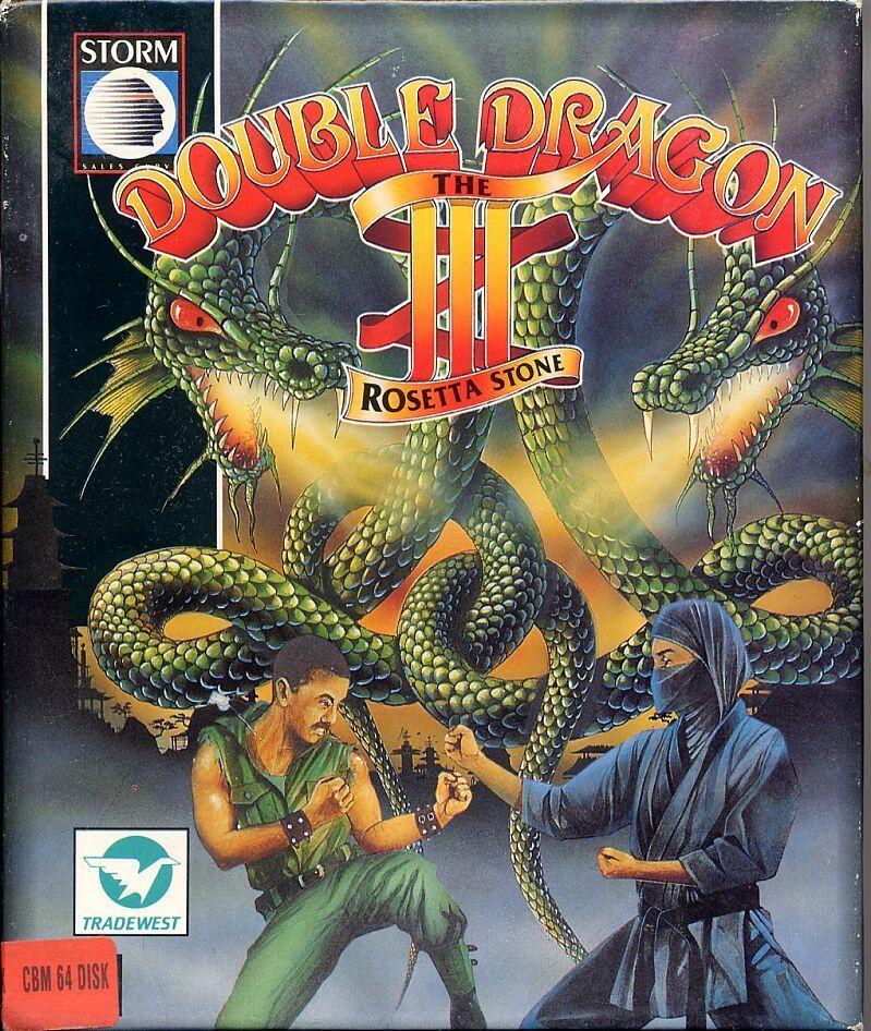 Double Dragon III the Rosetta Stone Commodore 64