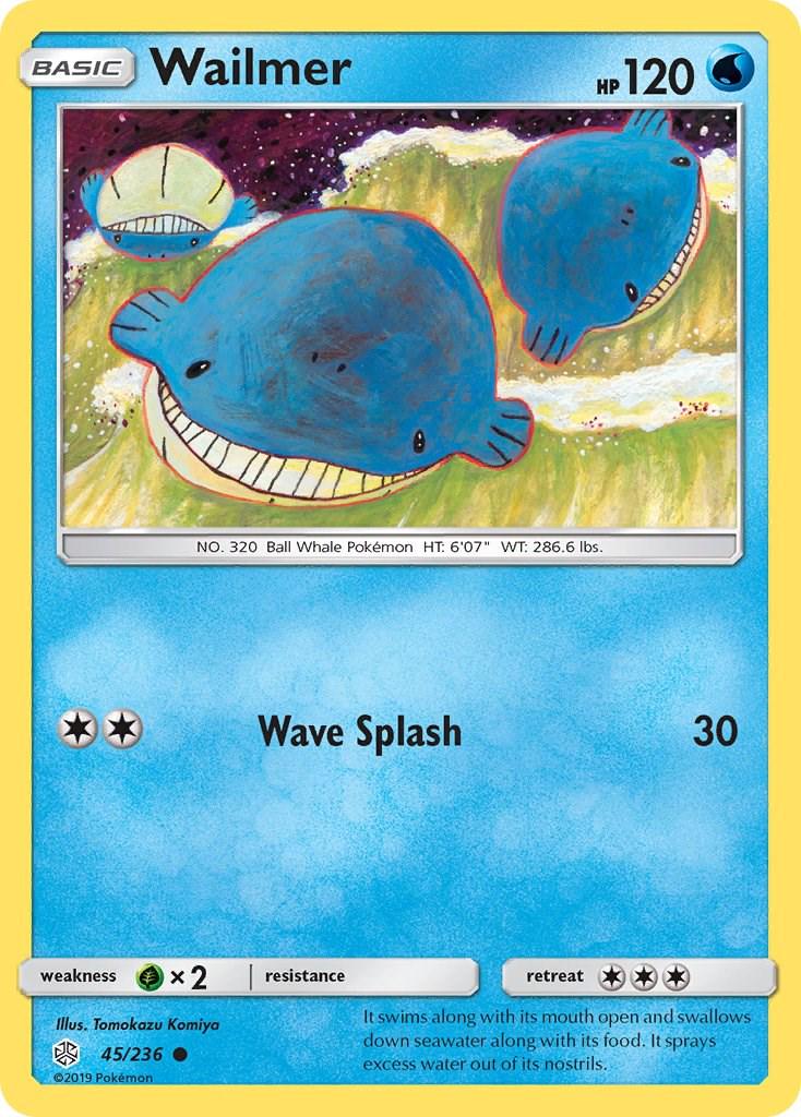 Wailmer #45 Pokemon Cosmic Eclipse