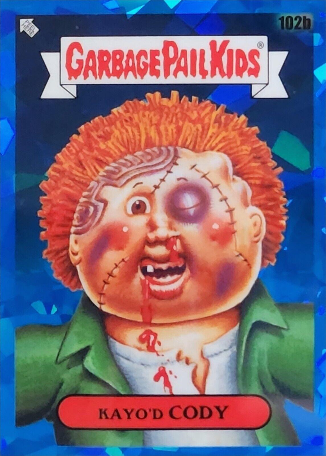Kayo'd CODY #102b Garbage Pail Kids 2021 Sapphire