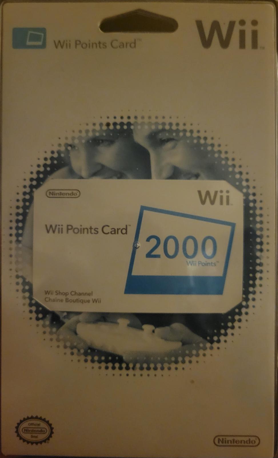 Points Card 2000 Wii