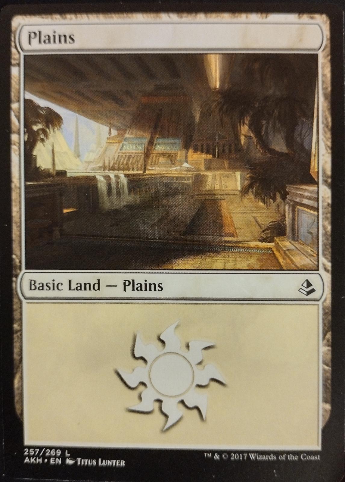 Plains #257 Magic Amonkhet
