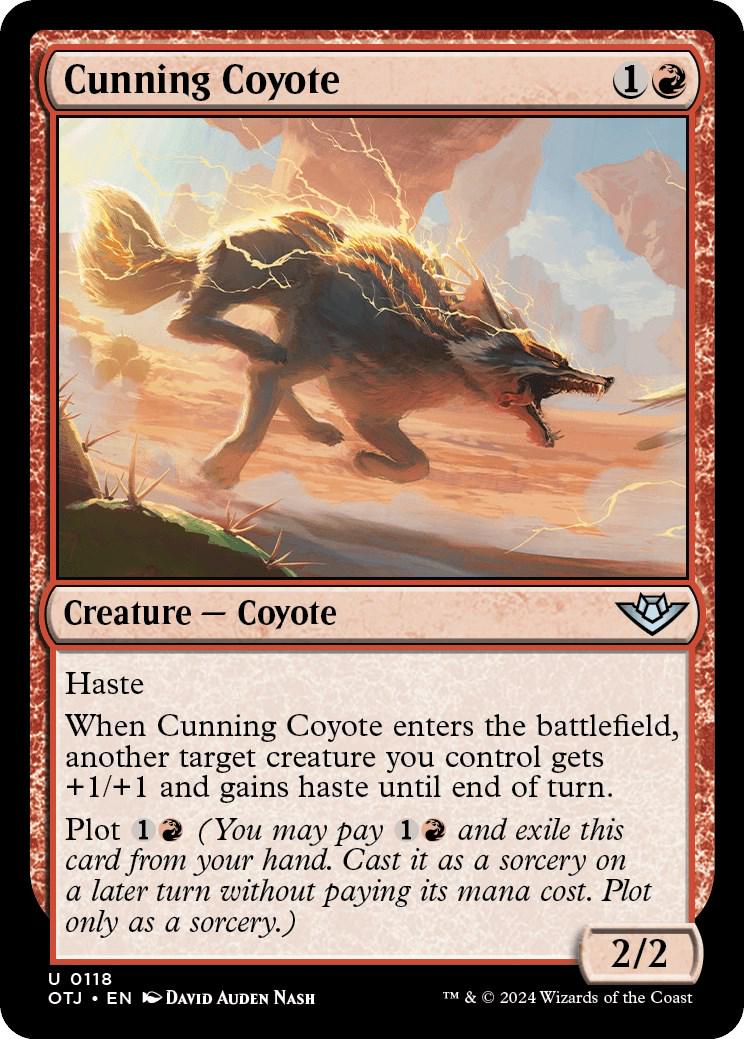Cunning Coyote #118 Magic Outlaws of Thunder Junction