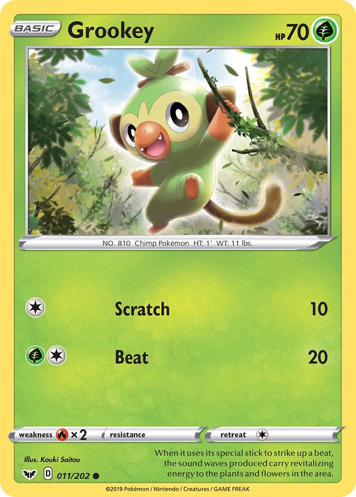 Grookey #11 Pokemon Sword & Shield