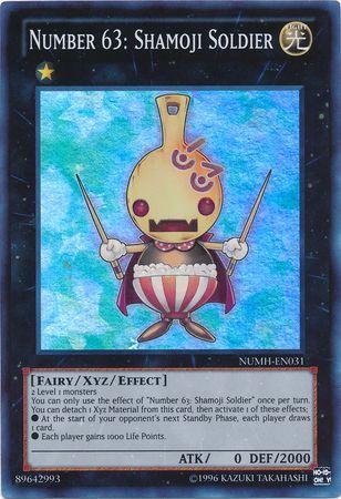 Number 63: Shamoji Soldier NUMH-EN031 YuGiOh Number Hunters