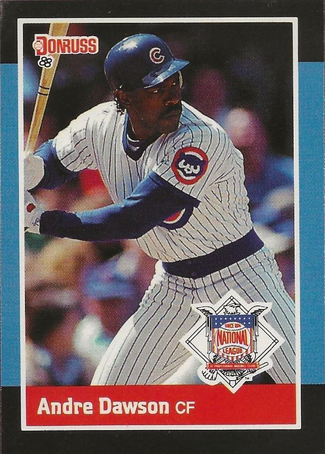 Andre Dawson #36 Baseball Cards 1988 Donruss
