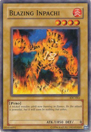 Blazing Inpachi IOC-061 YuGiOh Invasion of Chaos