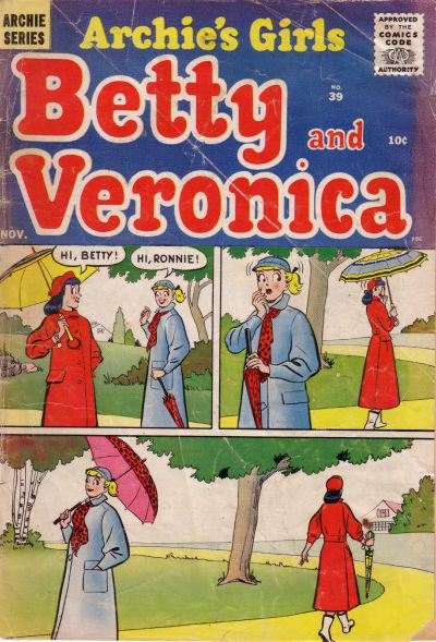 Archie's Girls Betty and Veronica #39 (1958) Comic Books Archie's Girls Betty and Veronica