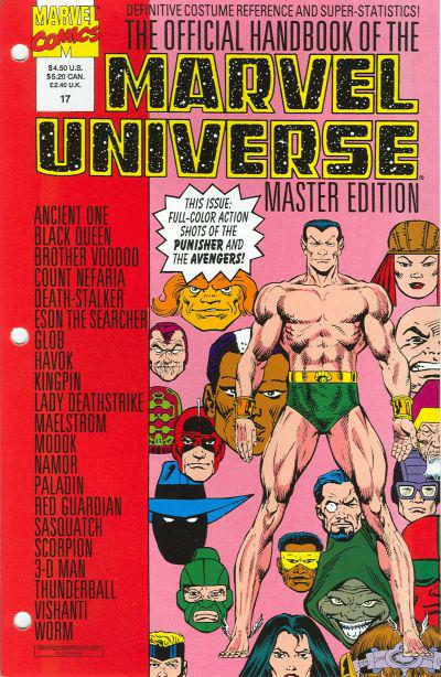 Official Handbook of the Marvel Universe #17 (1992) Comic Books Official Handbook of the Marvel Universe