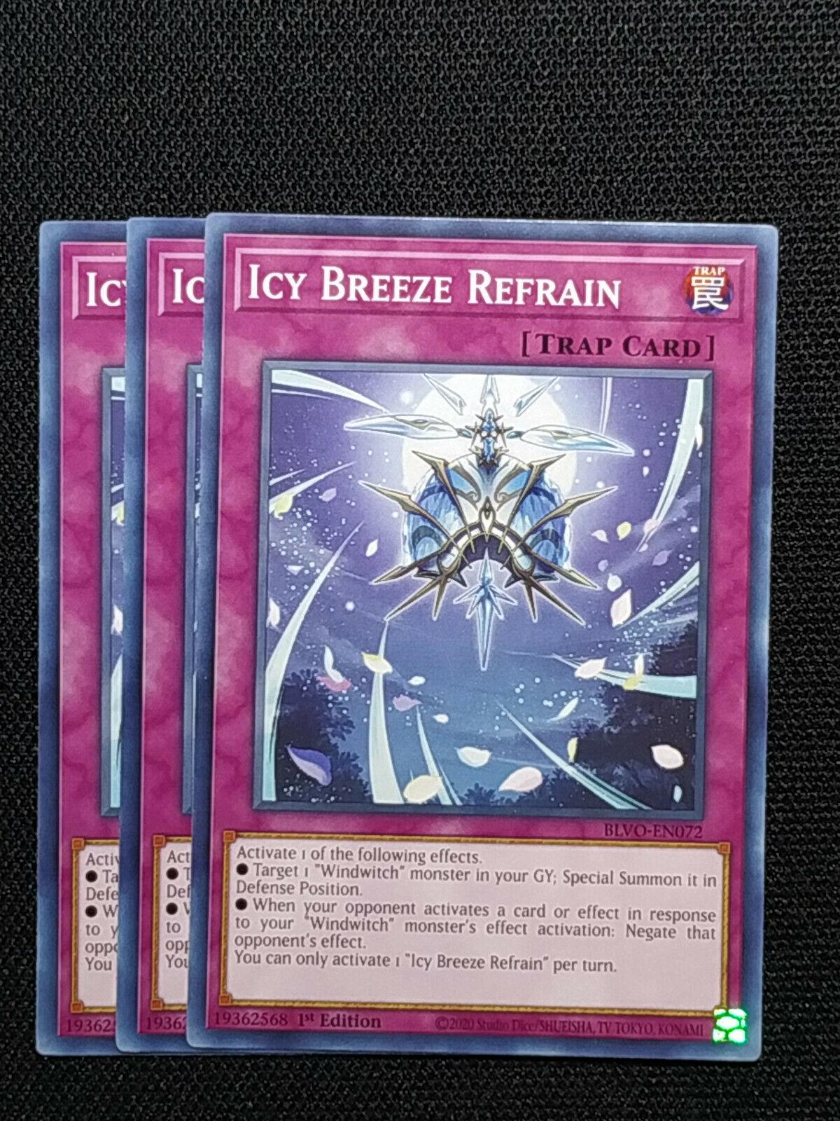 Icy Breeze Refrain BLVO-EN072 YuGiOh Blazing Vortex