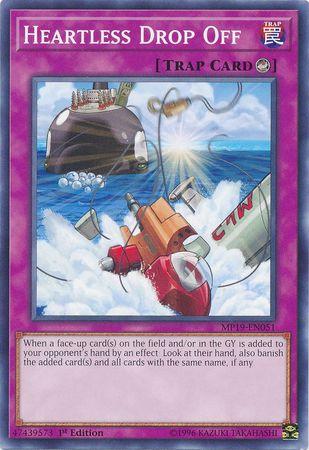 Heartless Drop Off MP19-EN051 YuGiOh 2019 Gold Sarcophagus Tin Mega Pack
