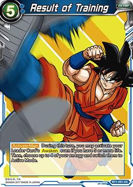 Result of Training BT1-051 Dragon Ball Super Galactic Battle