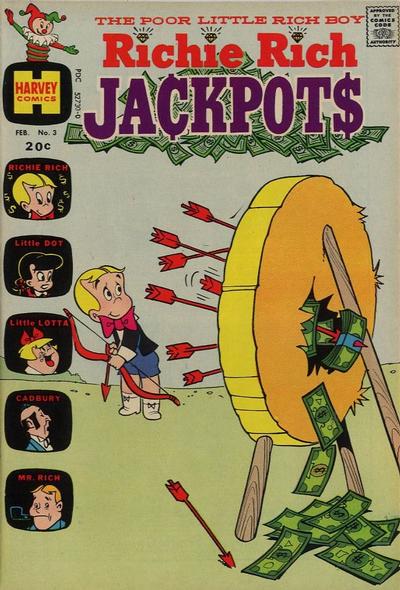 Richie Rich Jackpots #3 (1973) Comic Books Richie Rich Jackpots