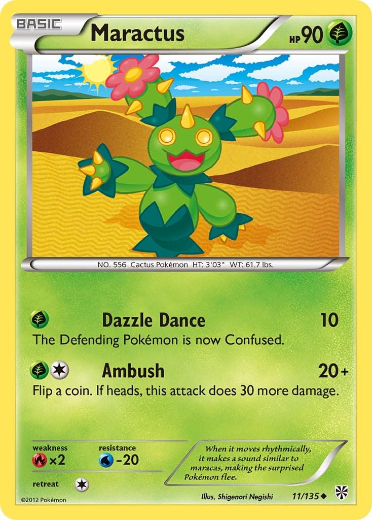 Maractus #11 Pokemon Plasma Storm