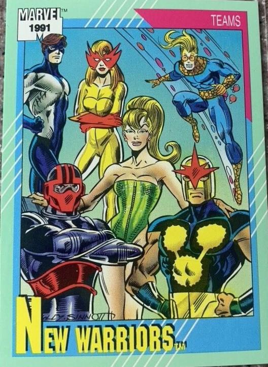 New Warriors #156 Marvel 1991 Universe