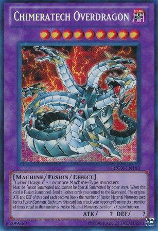 Chimeratech Overdragon LCGX-EN183 YuGiOh Legendary Collection 2: The Duel Academy Years Mega Pack