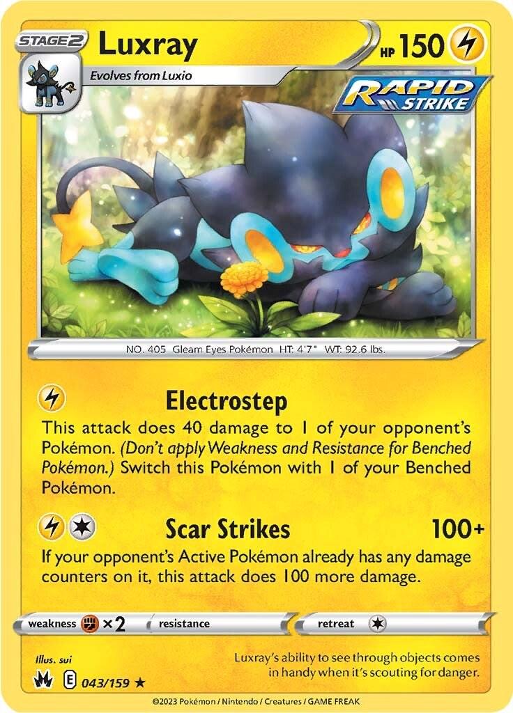 Luxray #43 Pokemon Crown Zenith