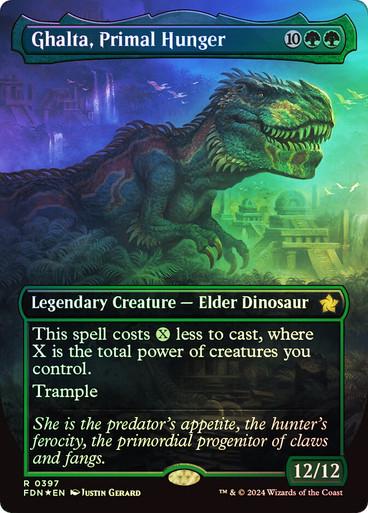 Ghalta, Primal Hunger [Foil] #397 Prices | Magic Foundations | Magic Cards
