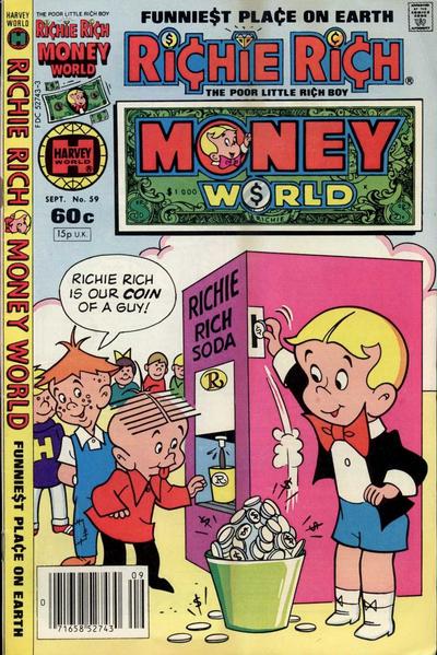 Richie Rich Money World #59 (1982) Comic Books Richie Rich Money World