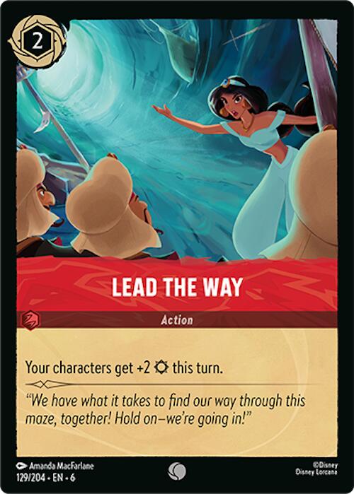 Lead the Way #129 Lorcana Azurite Sea
