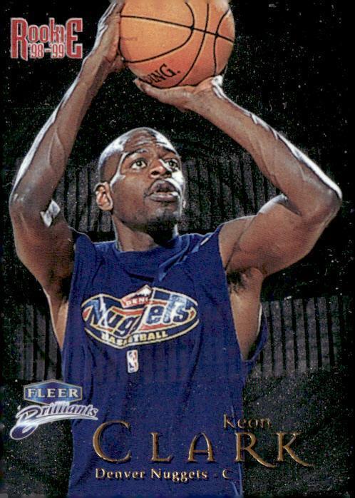 Keon Clark #113 Basketball Cards 1998 Fleer Brilliants