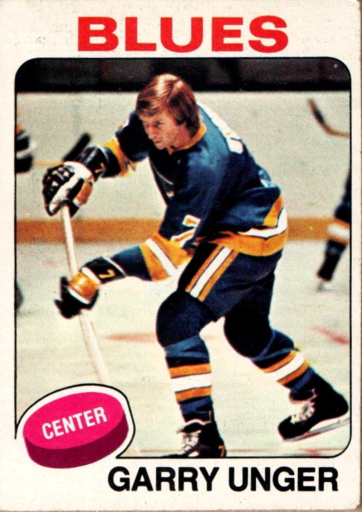 Garry Unger #40 Hockey Cards 1975 Topps
