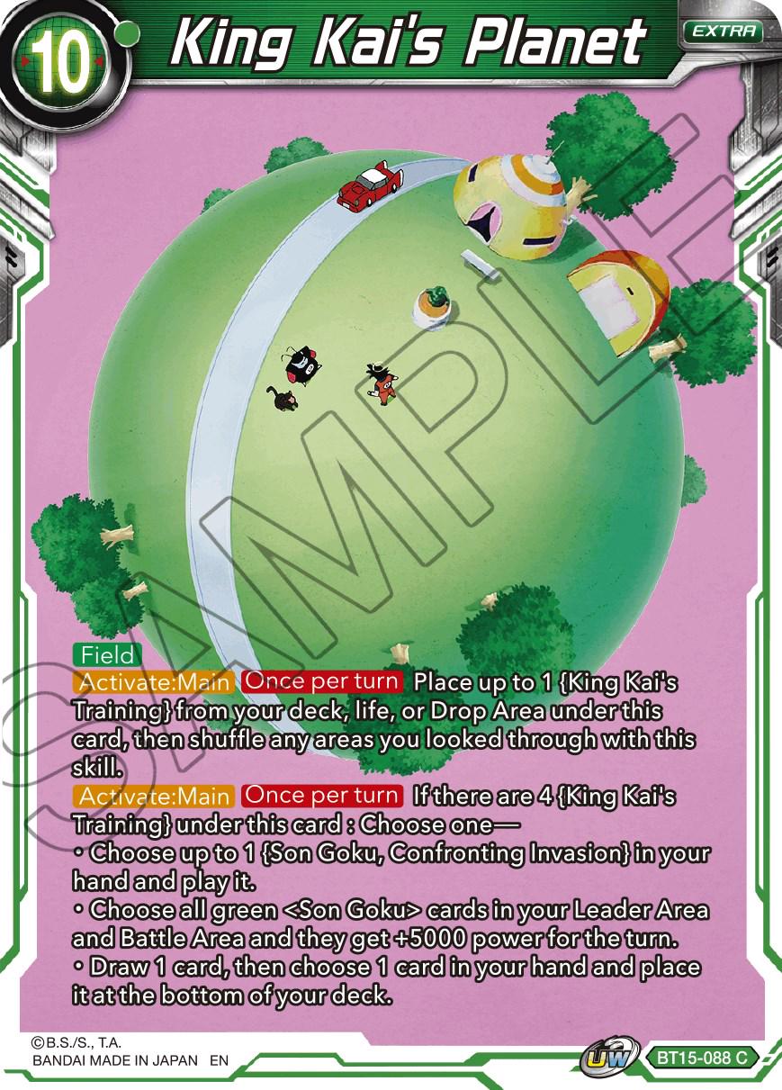 King Kai's Planet BT15-088 Dragon Ball Super Saiyan Showdown