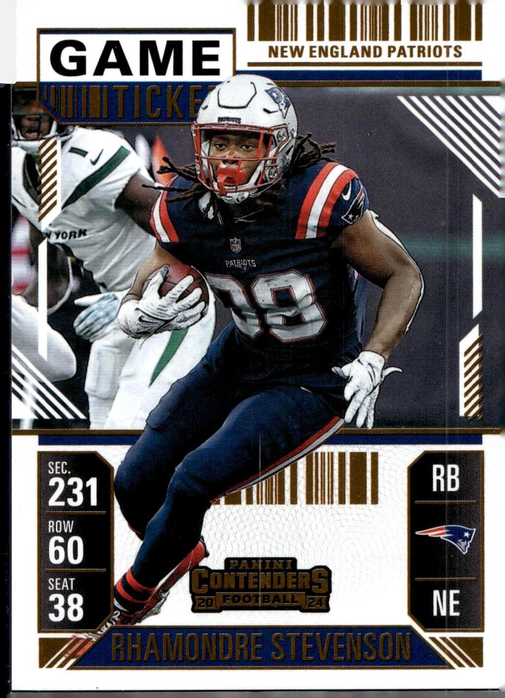 Rhamondre Stevenson #68 2024 Panini Contenders Football